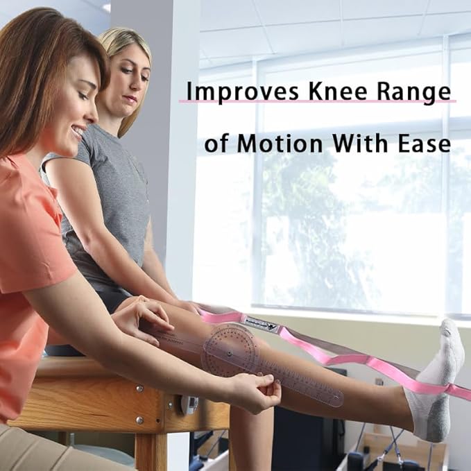 Stretching Strap Yoga Strap with Loops, Stretch Straps for Physical Therapy, Non-Elastic Exercise Strap for Pilates, Dance and Gymnastics with Workout Guide-StrideForce Fitness