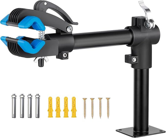 Urban Deco Bike Repair Stand Bench Mount Bike Stand Wall Mounted Bike Work Stand Bicycles Maintenance Rack Bike Clamp for Road Mountain Bike,Road Bike-StrideForce Fitness