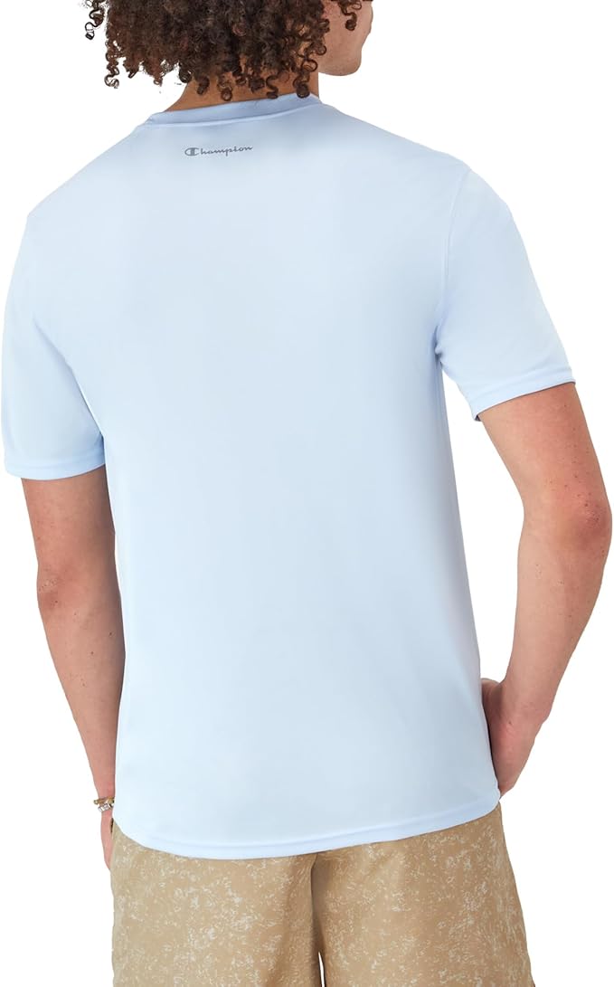 Champion Men's T-shirt, Sport Tee, Moisture Wicking, Anti Odor, Athletic T-shirt for Men (Reg. Or Big & Tall)-StrideForce Fitness