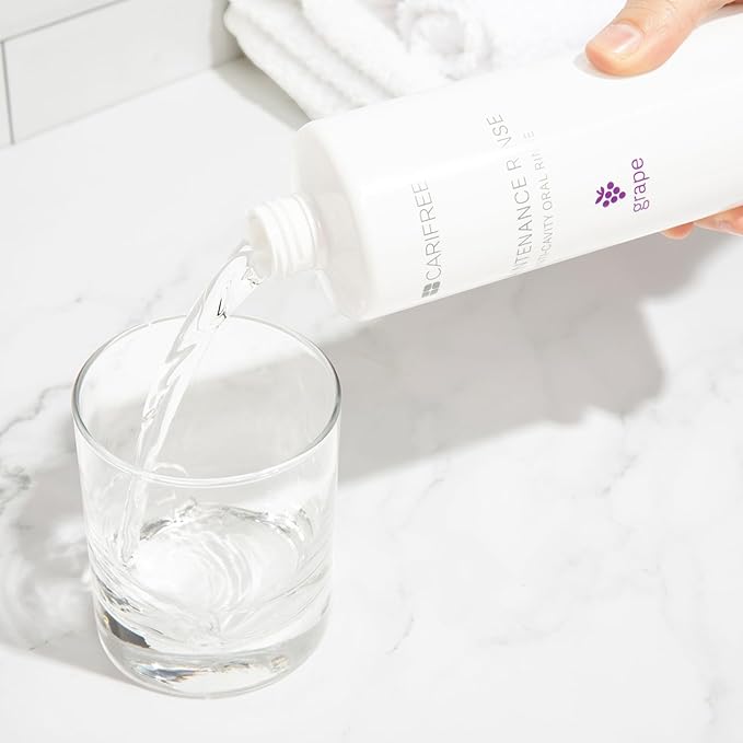 CariFree Maintenance Rinse, Variety Pack with 3 Flavors (Mint, Citrus, Grape), Fluoride & Xylitol Mouthwash, Dentist Recommended, Anti-Cavity Oral Care, Neutralizes pH, Dentist Developed