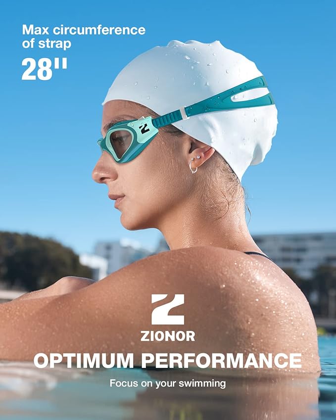 ZIONOR Swim Goggles, G1 SE Swimming Goggles Anti-fog for Adult Men Women-StrideForce Fitness