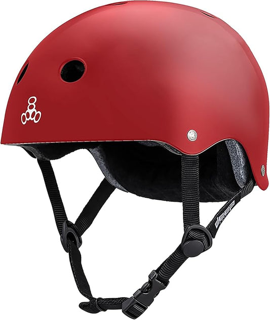 Triple Eight Deep Cover Helmet - Ideal for Skateboarding, Bicycling, BMX, and Roller Skating-StrideForce Fitness