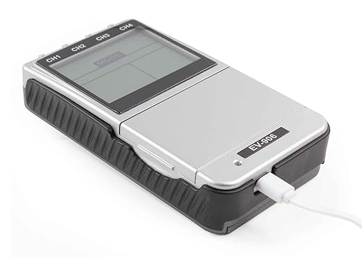 906A Premier 4 Channel Rechargeable - TENS EMS Combo Muscle Stimulator for Pain Relief and Muscle Strengthening-StrideForce Fitness