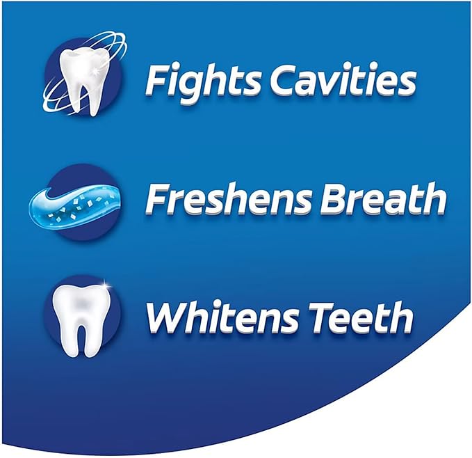 Max Toothpaste 5 Pack - 36.5 OZ Total Fresh Cool Mint – Bonus Squeezer Key, Whitening & Fluoride Tubes | Fits Most Toothpaste Sizes | Easy Squeeze, No Waste | 5-Pack Value Set