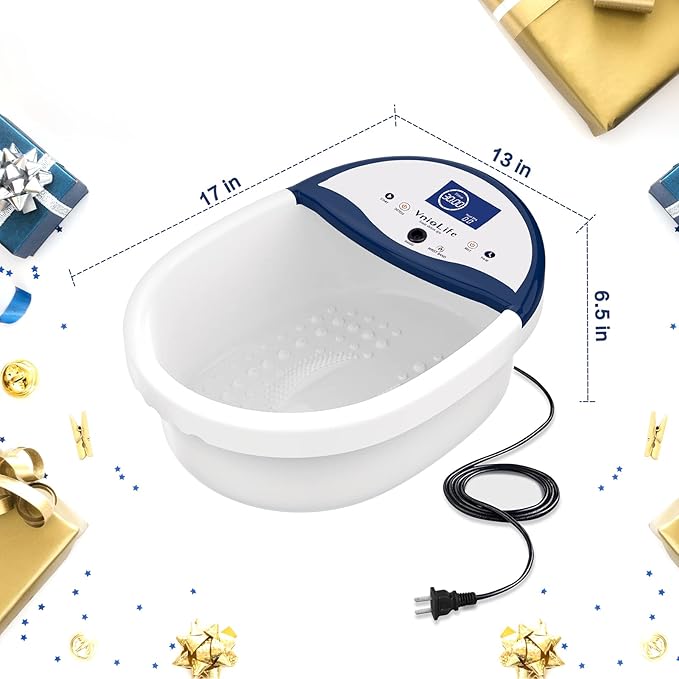 Ionic Foot Bath Detox Machine, Ion Detox Foot Bath Cleanse, LED Display Spa with Heated Belt, Wrist Strap, Arrays, Liners (Portable Handbag)-StrideForce Fitness