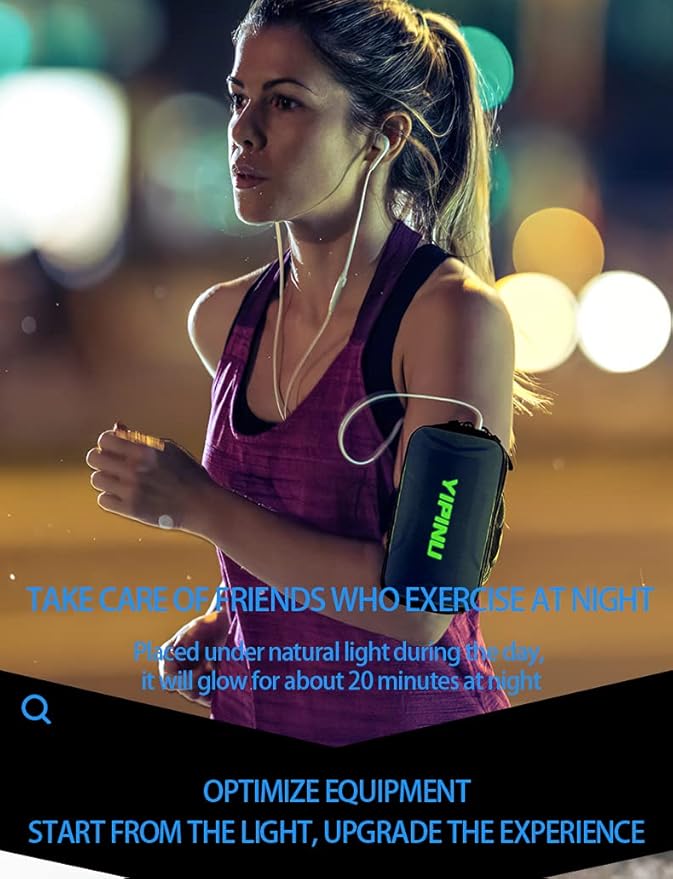 Dxyufazhe Outdoor Sports Multifunctional Armband Waterproof Running Sports Fitness Mobile Arm Bag, Compatible with iPhone 15 Pro Max 15 XS XR 8, Galaxy S25 S20 S10 Plus for Men & Women (Black)-StrideForce Fitness