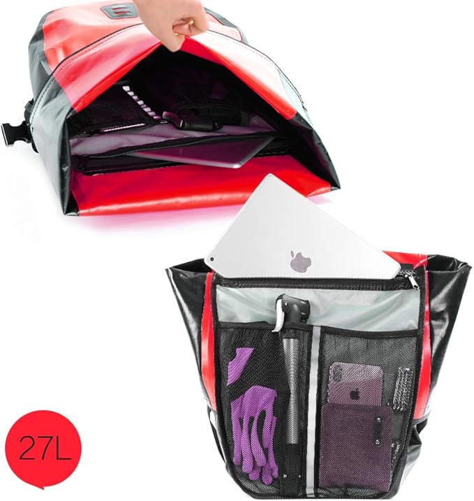 Rhinowalk Bike Bag Waterproof Bike Pannier Bag for Bicycle Cargo Rack Saddle Bag Shoulder Bag Laptop Pannier Rack Bicycle Bag Professional Cycling Accessories-StrideForce Fitness