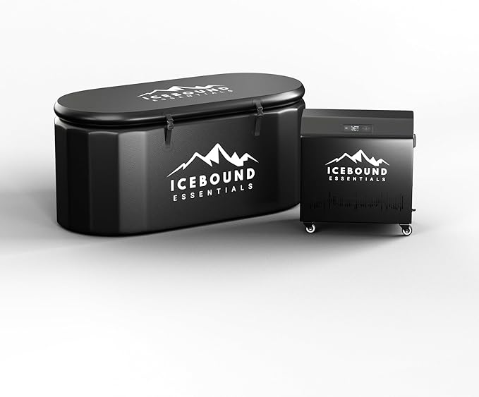 Inflatable Cold Plunge Tub - XL, Black - 150 Gallon Ice Bath - Chiller Compatible – Inflatable-StrideForce Fitness