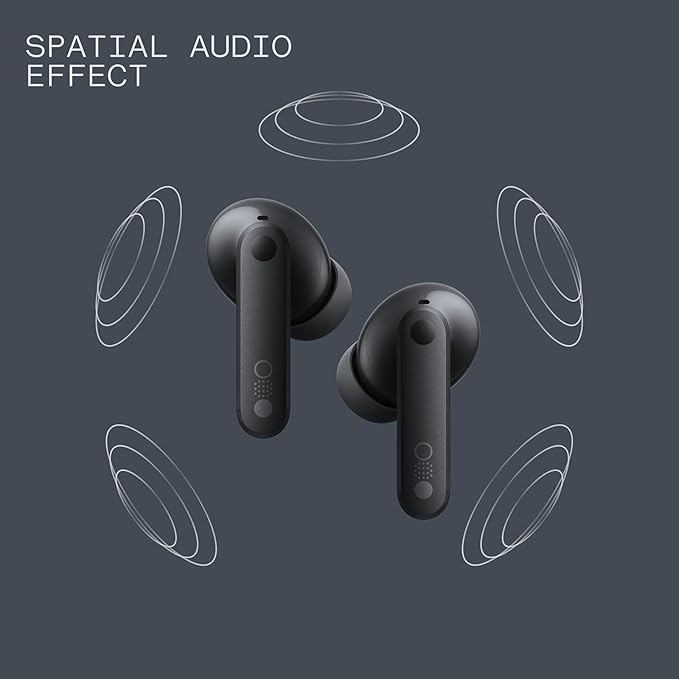 CMF Buds Pro 2 Wireless Earbuds with Smart Dial, 50dB Hybrid Noise Cancelling Earbuds Wireless Bluetooth 5.3, 11mm Bass with LDAC, 6 Hi-Res Audio Mics, 43H Playtime, Fast Charging Case, Dark Grey-StrideForce Fitness