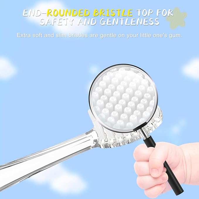 TEETECK 5 Pack Kids Toothbrush Replacement Heads Compatible with SEAGO- 513/977/EK6,Compatible with Brush-Baby WildOnes/KIDZSONIC（Not BabySonic Series）,Compatible with Dada-Tech-BB1/977/K6