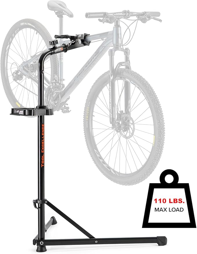 E-Bike Repair Stand (Max load 110lbs/50kg) - Bike Stand for Maintenance Workstand - Ebike Repair Stand Shop Home Mechanics for Mountain Bike and Road Bike (TB-WS51)-StrideForce Fitness