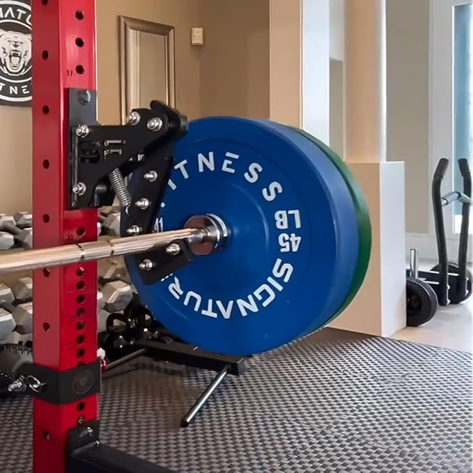 Upgraded Adjustable Jammer Arms, Lever Arms, Monolift Attachments Rated 600 LB Per Arm, Fits Racks at All Post Sizes and Hole Sizes, Pair-StrideForce Fitness