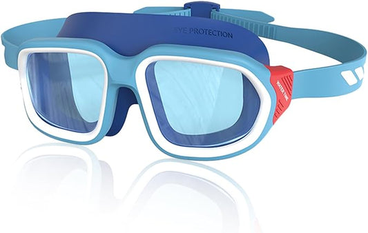 Kids Swim Goggles for Ages 4-12: Clear Vision, Wide View, No Leaks, Anti-Fog, UV Protection & Comfortable Fit-StrideForce Fitness