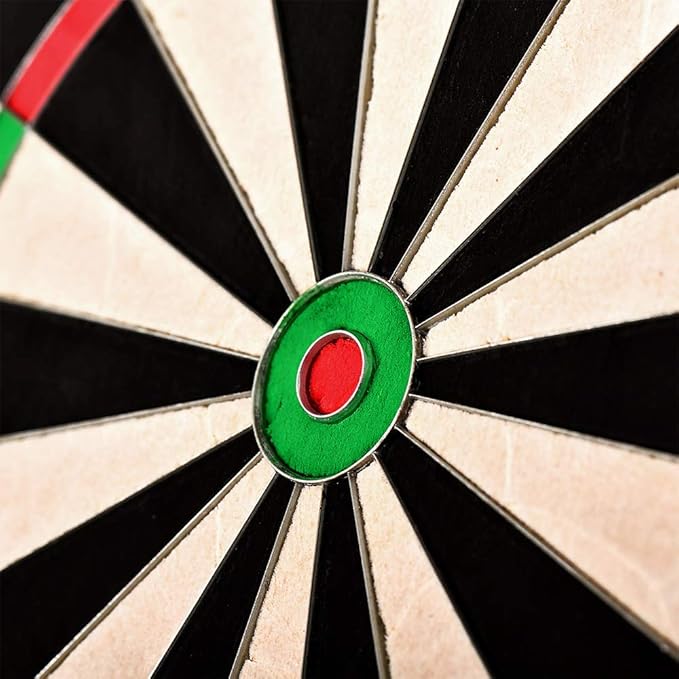 Gladiator Dartboard with Top-Grade African Sisal and Sword Edge Staple Free Wire Spider for Maximum Scoring Potential and Less Bounce Outs-StrideForce Fitness