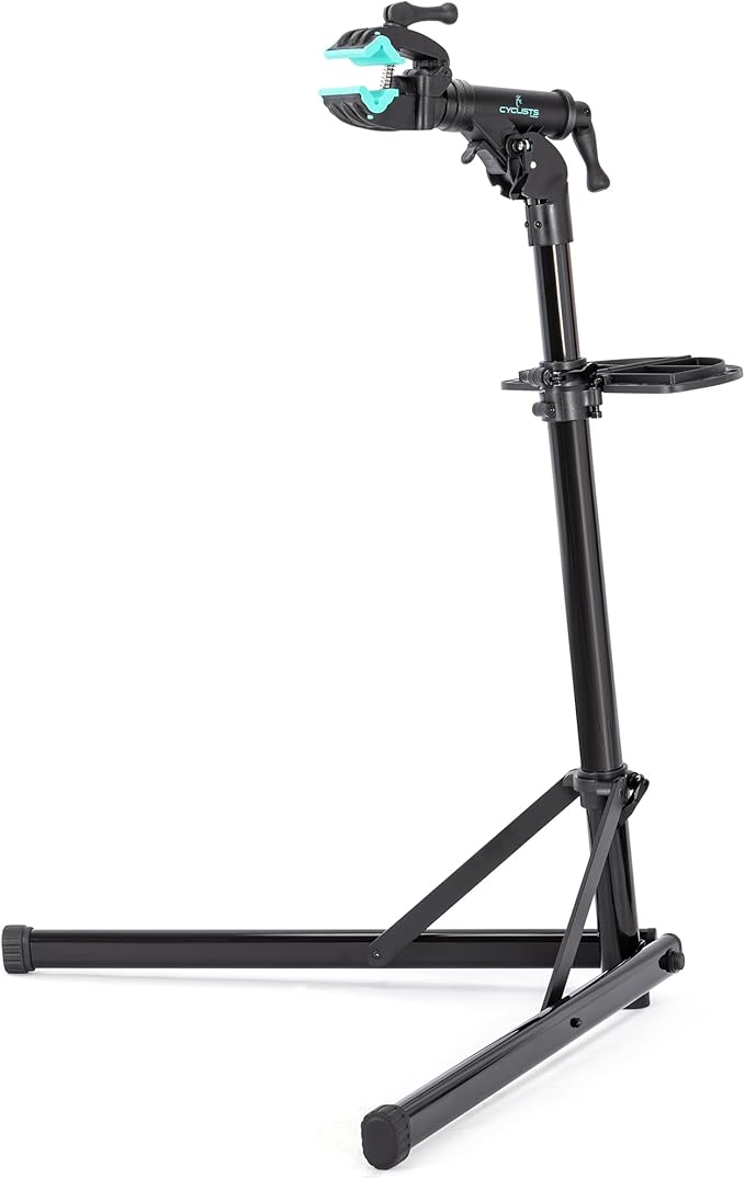cyclists Bike Repair Stand Bike Stand for Workstand Maintenance - E Bike Repair Stand Bicycle Shop Home Mechanics for Mountain Bike and Road Bike (Max Load 55lbs)-StrideForce Fitness