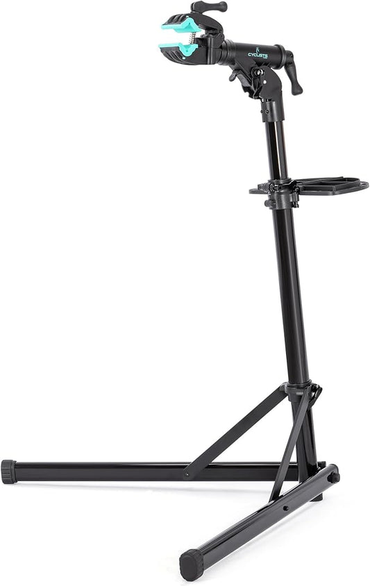 cyclists Bike Repair Stand Bike Stand for Workstand Maintenance - E Bike Repair Stand Bicycle Shop Home Mechanics for Mountain Bike and Road Bike (Max Load 55lbs)-StrideForce Fitness