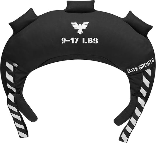 Elite Sports Bulgarian Canvas Bag, Fitness Canvas MMA Gym Cross Workout Training Sandbag 17, 25, 33, 45 lbs (UNFILLED)-StrideForce Fitness