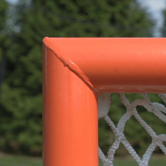 Velocity - Lacrosse Goal - Portable Steel Frame with Black Net, Perfect for Youth and Adult Training, Backyard Design-StrideForce Fitness