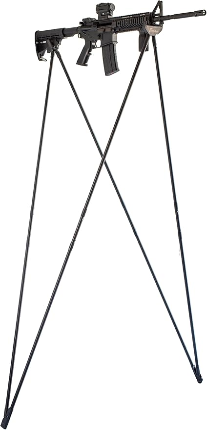 Mountain Shooting Stick – Adjustable, Lightweight Rifle Shooting Gear, fits Heights 51" to 78", Perfect for Standing, Kneeling, Slope Shots, and Ideal for air Travel.-StrideForce Fitness