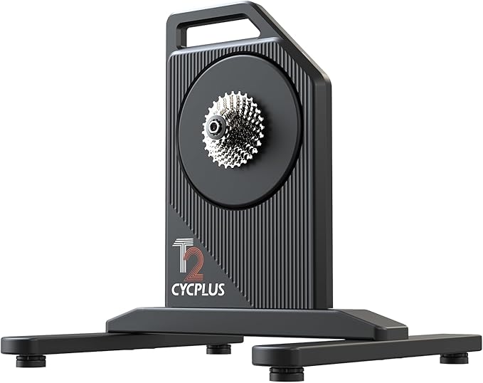 CYCPLUS T2H Smart Bike Trainer - 2200W Brushless Motor, 20% Gradient Simulator, BLE/ANT+ Dual Mode, Virtual Shifting Ready, Triple Silent Design with Dual Cooling Fans-StrideForce Fitness