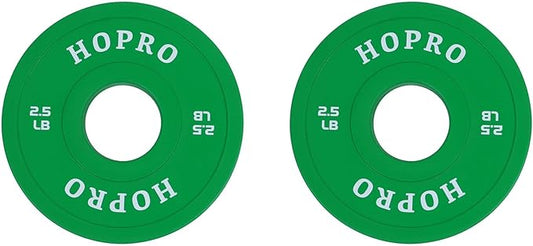 2-Inch Olympic Bumper Plates, Perfect Weight Plates for Weightlifting and Strength Training, Multiple Weights Available-StrideForce Fitness