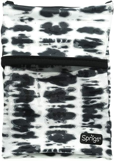 Sprigs Banjees 2 Pocket Wrist Wallet/Wrist Band/Wrist Pocket for Travel, Walking, & Running. Wallet Pouch That Holds Cash, Card, ID's, and More-StrideForce Fitness