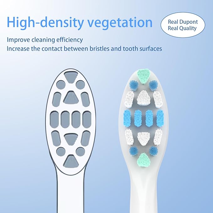 Replacement Toothbrush Heads for Philips Sonicare Replacement Heads, Electric Replacement Brush Head Compatible with Phillips Sonicare Electric Toothbrushes, 12 Pack