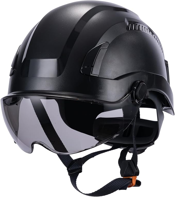 Land Helmets EcoPro Safety Helmet - ANSI/ISEA Z89.1-201 Type 1 Class C Vented - OSHA Approved - Lightweight Helmet with 6 Pt Suspension for Arborist, Industrial & Fall Protection-StrideForce Fitness