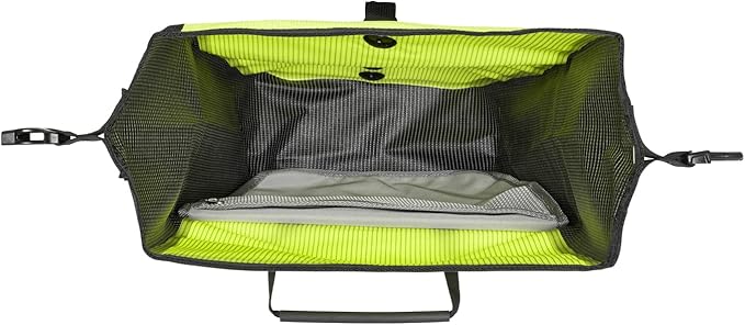 Ortlieb Back-Roller High-Visibilty Pannier - Single Neon Yellow/Black Reflex, One Size-StrideForce Fitness