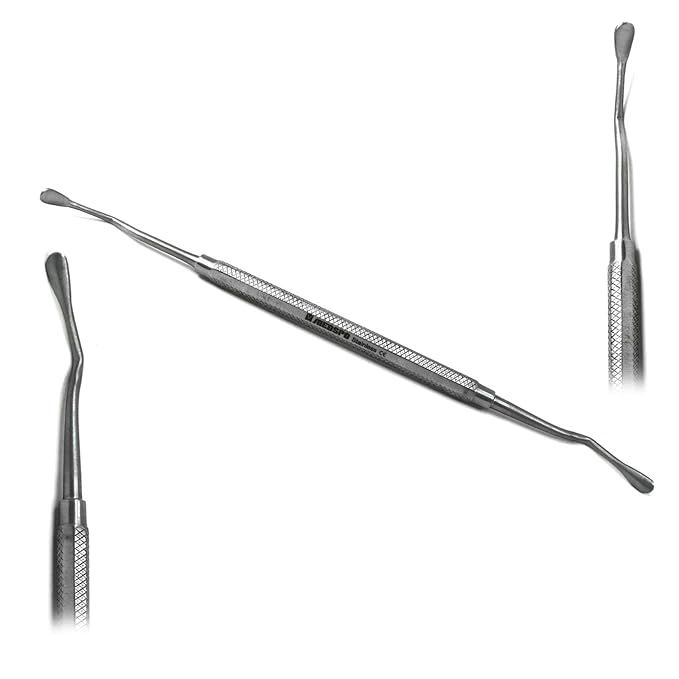 MEDSPO Professional Dental Instruments Osteotome Periotome Luxating Elevator Implant | Orthodontic PDL Teeth | Surgical Root Extraction Spreading (Sinus Lift Elevator Sinus Handle Set of 5)