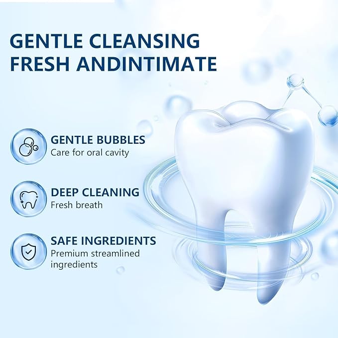 Hydroxyapatite Toothpaste 7.5, Fluoride-Free Toothpaste for Enamel Protection and Tooth Strengthening, Breath Freshening | Mild Mint | Deep Cleaning Care Toothpaste for Sensitive Teeth 4.23oz (2pcs)