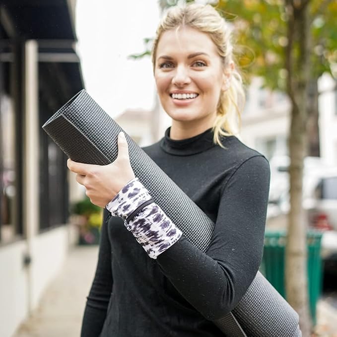 Sprigs Banjees 2 Pocket Wrist Wallet/Wrist Band/Wrist Pocket for Travel, Walking, & Running. Wallet Pouch That Holds Cash, Card, ID's, and More-StrideForce Fitness