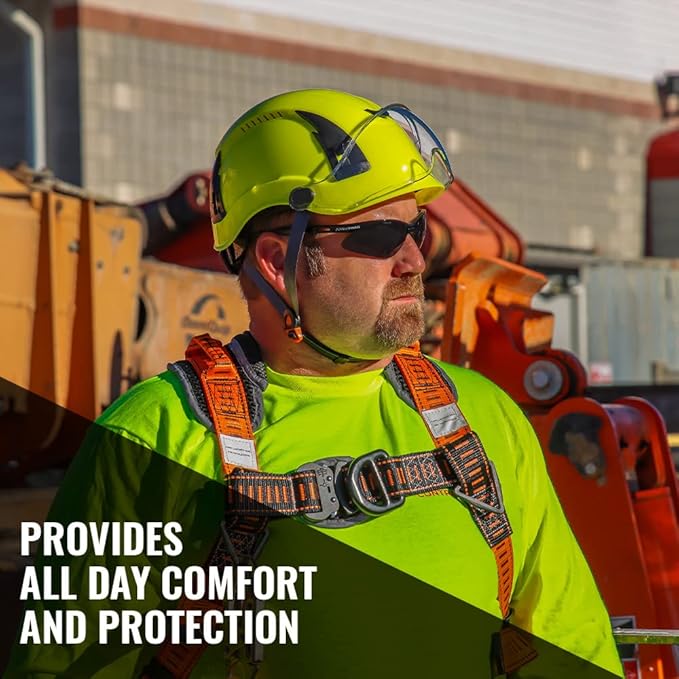 Malta Dynamics APEX Type 2 Safety Helmet – OSHA and ANSI Z89.1 Compliant Safety Hard Hats for Construction Workers and Vented Helmet for Head Protection-StrideForce Fitness