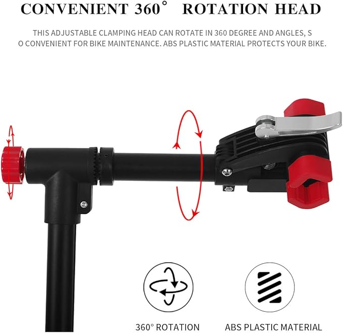 UNISKY Bike Repair Stand for Maintenance Height Adjustable Rack with Quick Release Bicycle Mechanics Maintenance Workstand-StrideForce Fitness