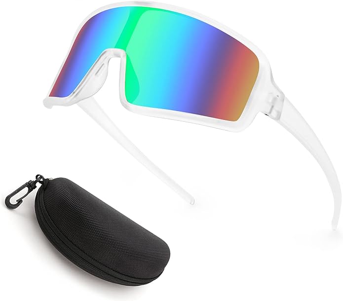 Karsaer Vision Sports Sunglasses Cycling Glasses Baseball Softball Sunglasses Unisex for Adult Youth Kids Boys Girls 8-16-StrideForce Fitness