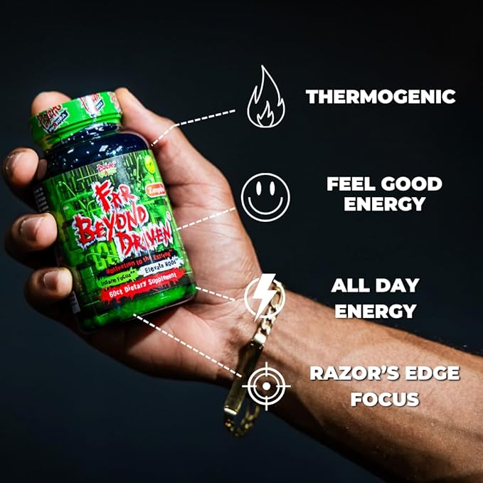 Psycho Pharma Far Beyond Driven, for Increased Energy to Burn with Improved Focus, Positive Mood.-StrideForce Fitness