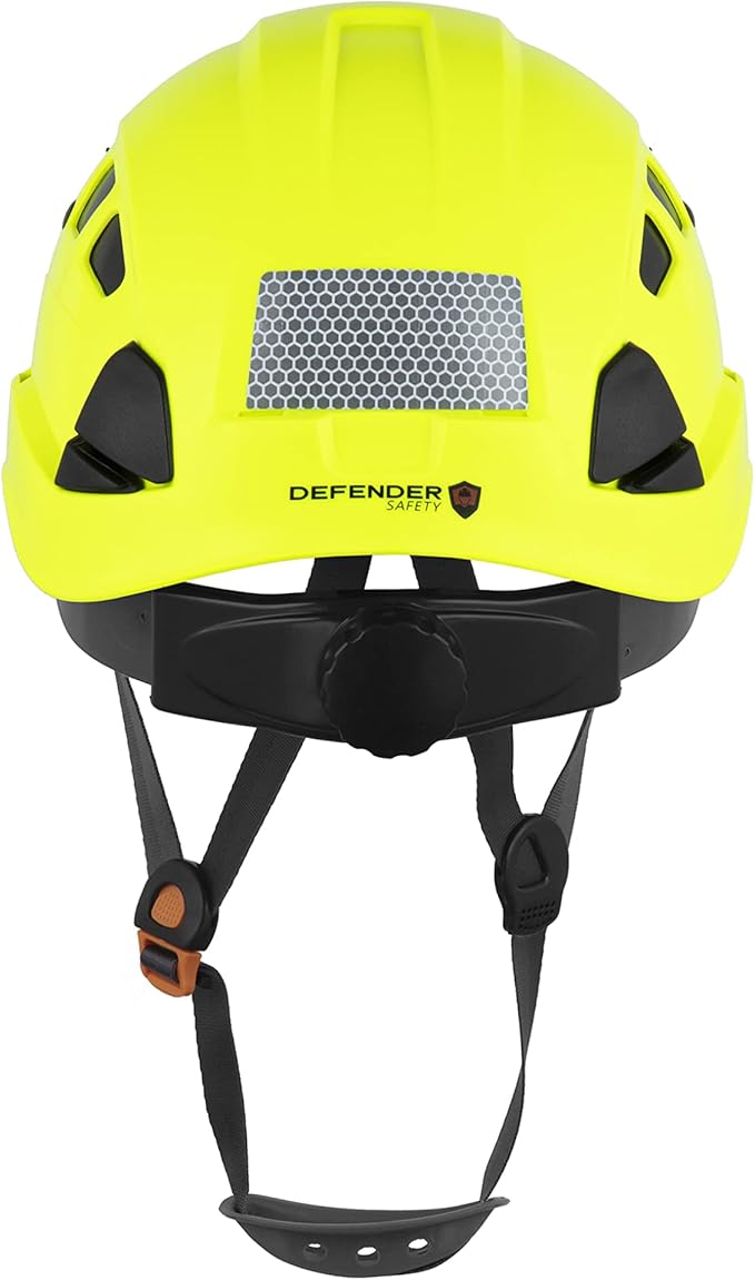 Defender Safety H1 Safety Helmet Hard Hat with Visor ANSI Z89.1-StrideForce Fitness