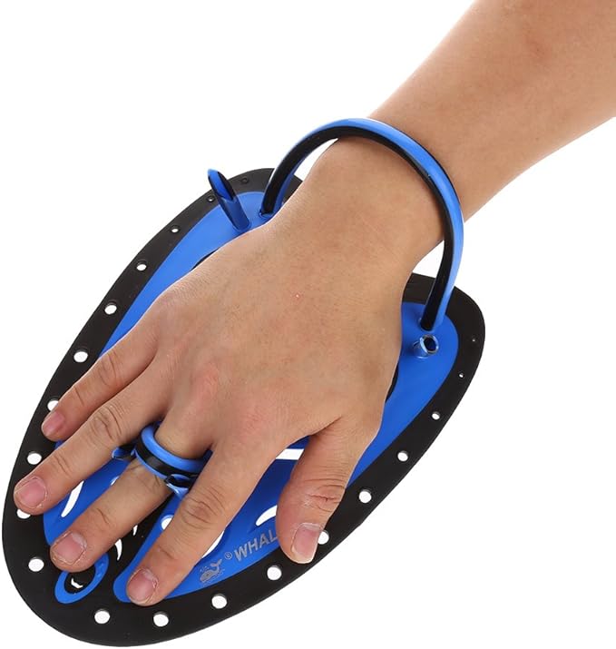 Swim Fins, Adjustable Kids Flippers for Swimming, Professional Swim Hand Paddles, Flat Paddles for Kids, Children, Men, Women-StrideForce Fitness