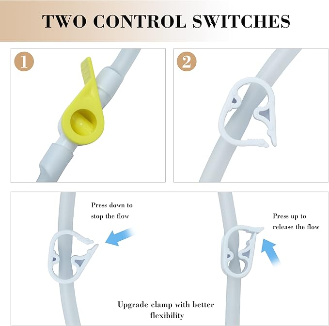 Abyclean Enema Bag Kit Rubber Anal Douche Vaginal Douche Enema Cleaner for Women’s or Man’s Health with Nozzles (Red, 2L)-StrideForce Fitness