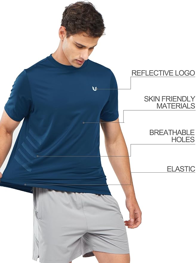 NORTHYARD Breathable 2.0™ Men's Athletic Workout T-Shirt-StrideForce Fitness