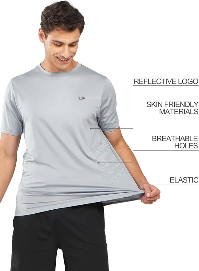 NORTHYARD Breathable 2.0™ Men's Athletic Workout T-Shirt-StrideForce Fitness