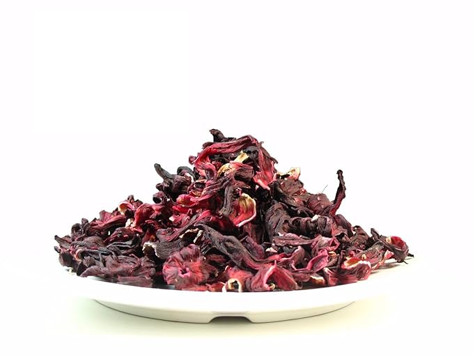 Greenhilltea bulk tea, Hibiscus herbal Tea, Fully natural and healthy loose leaf tea contains benefits of Hibiscus – 8 OZ Bag-StrideForce Fitness