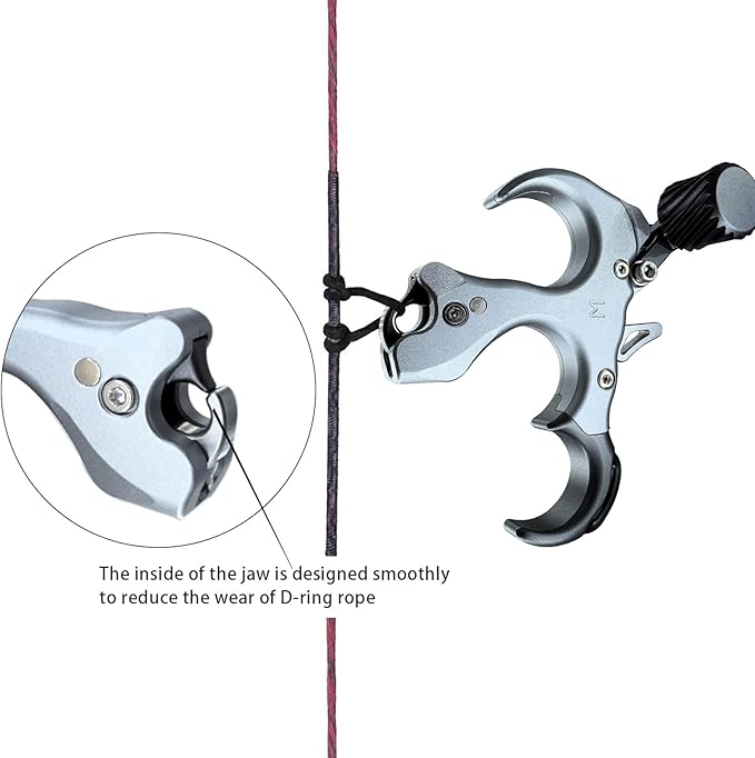 Compound Bow Aid Releaser with Wrist Straps and Adjustment Tool,Archery Release Aids with 3 Thumb Release Adjustable,Aluminum Alloy Aids.for Left and Right Handers.-StrideForce Fitness