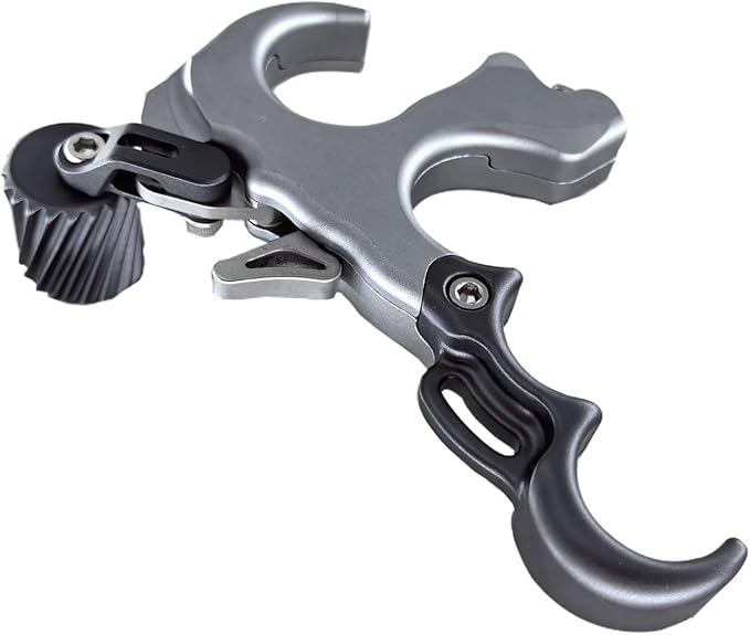 Compound Bow Aid Releaser with Wrist Straps and Adjustment Tool,Archery Release Aids with 3 Thumb Release Adjustable,Aluminum Alloy Aids.for Left and Right Handers.-StrideForce Fitness