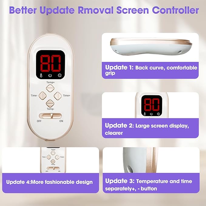 Natural Jade and Tourmaline Heat Far Infrared Sauna Blanket with Remote Control for Exercise Recovery Heating Detox 2-Zone Double Zipper Digital Display Portable Saunas for Home Relaxation-StrideForce Fitness