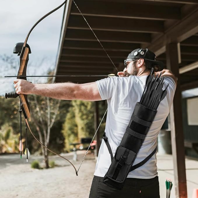 PSKOOK Archery Lightweight Back Arrow Quiver-StrideForce Fitness