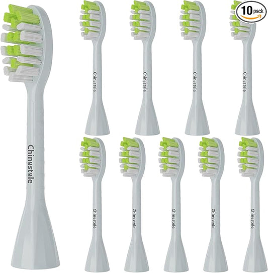 Replacement Toothbrush Heads Compatible with Philips One Sonicare Electric Toothbrush HY1200 HY1100, Tooth Brush Head Mint Green -10 Pack