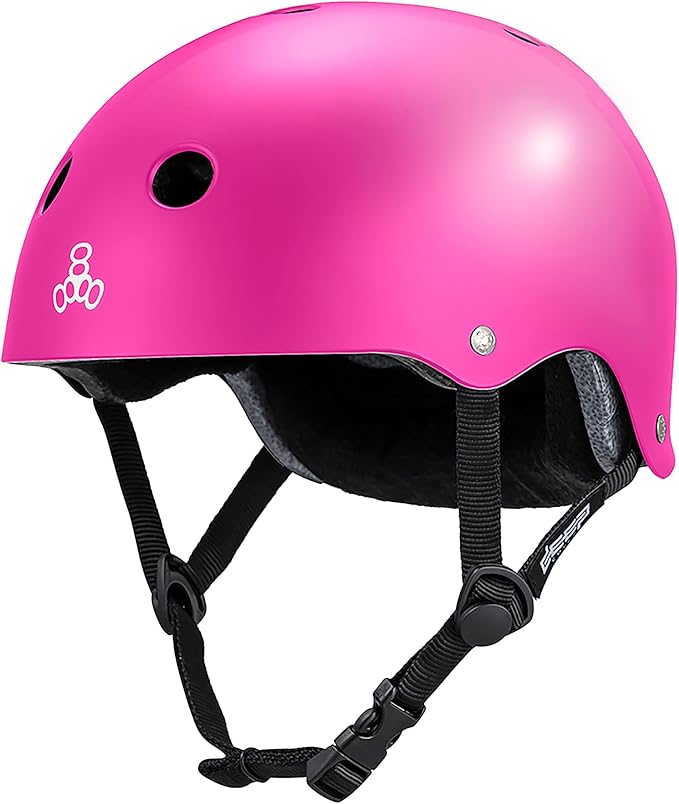 Triple Eight Deep Cover Helmet - Ideal for Skateboarding, Bicycling, BMX, and Roller Skating-StrideForce Fitness