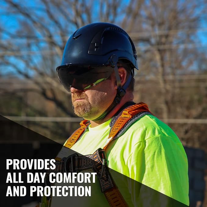 Malta Dynamics APEX Type 2 Safety Helmet – OSHA and ANSI Z89.1 Compliant Safety Hard Hats for Construction Workers and Vented Helmet for Head Protection-StrideForce Fitness