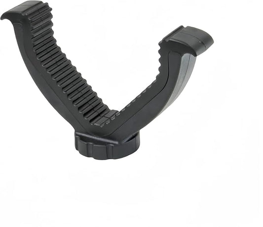 Shooting Stick with V Yoke, 22-62 inches Adjustable Aluminum Shooting Monopod for Hunting Rifles-StrideForce Fitness